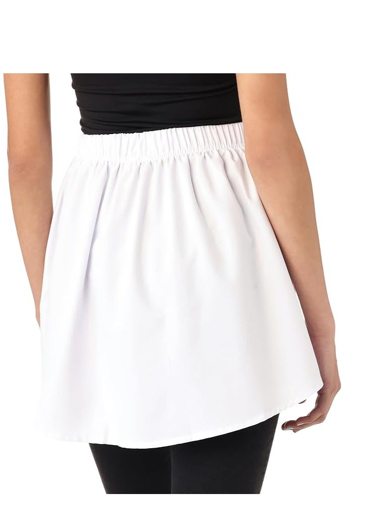 Lower Modest Hijab Extender Half Shirt Skirt with Elastic Waistband for a Neat Trendy Look - Image 1