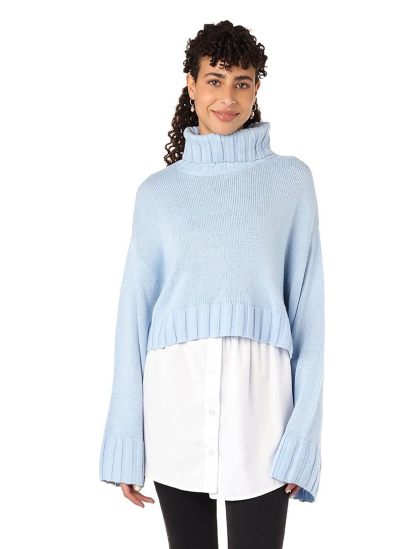 Lower Modest Hijab Extender Half Shirt Skirt with Elastic Waistband for a Neat Trendy Look - Image 3