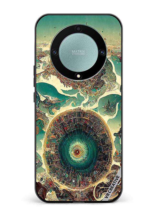 VR CREATIVE Protective Case Cover For Honor X9b Surreal City Design Multicolour - Image 1