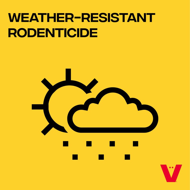 Victor M925 Ready-to-Use Rodent Poison Killer - Kills Rats, Mice, and Meadow Voles, Yellow - Image 2