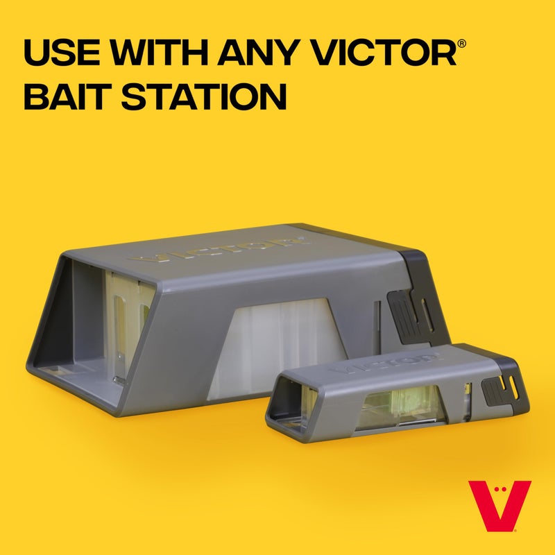 Victor M925 Ready-to-Use Rodent Poison Killer - Kills Rats, Mice, and Meadow Voles, Yellow - Image 4