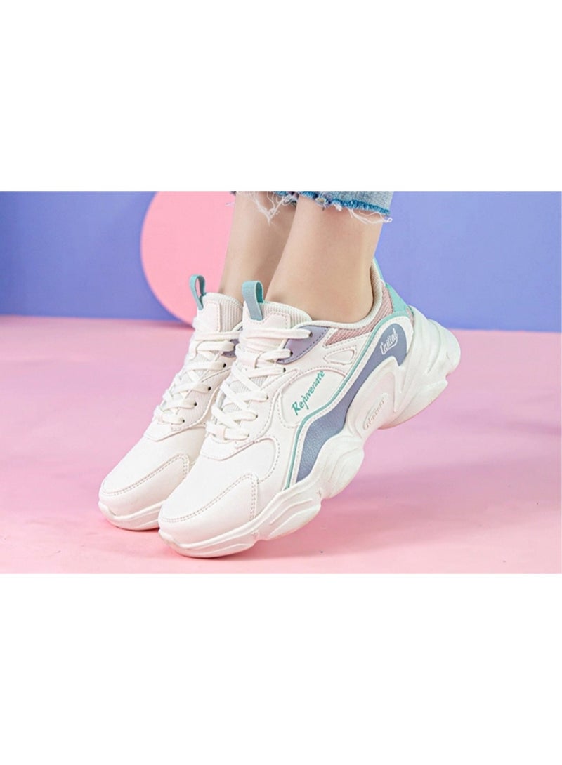 361 Degrees 361° Women's Running Shoes, White Multi-Color - Image 3