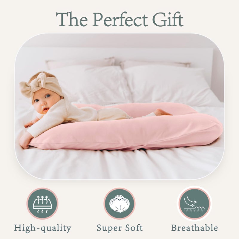 Max&So Baby Lounger Cover 2-Pack â€“ 100% Cotton Infant Lounger slipcover, Fits Snuggle Me Lounger, Machine Washable. - Image 3