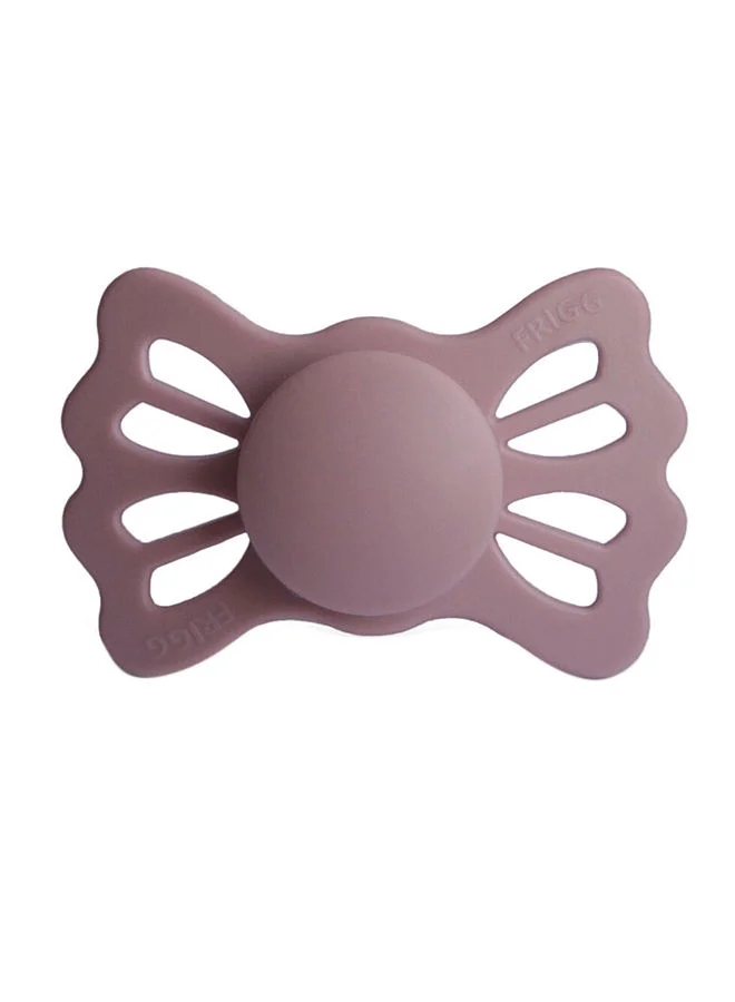 FRIGG Lucky Symmetrical Silicone Baby Pacifier 6-18M Twillight Mauve Size 2