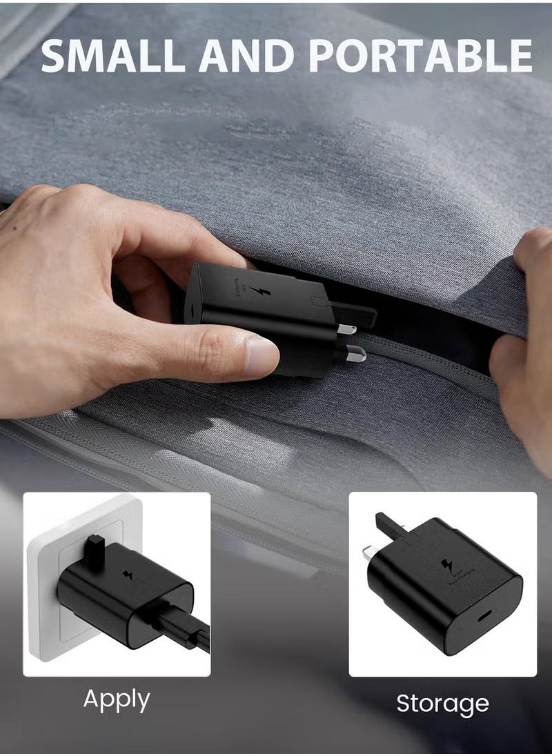 Super 45W Super Fast Charger for Mobile Phones, PD3.0 USB-C Charger for Galaxy S23 Ultra S23+ S23 S22 Ultra S21+ A53 5G A54 Z Fold/Flip 4 Tab S8 Ultra with 1m Type C Cable  - Image 5
