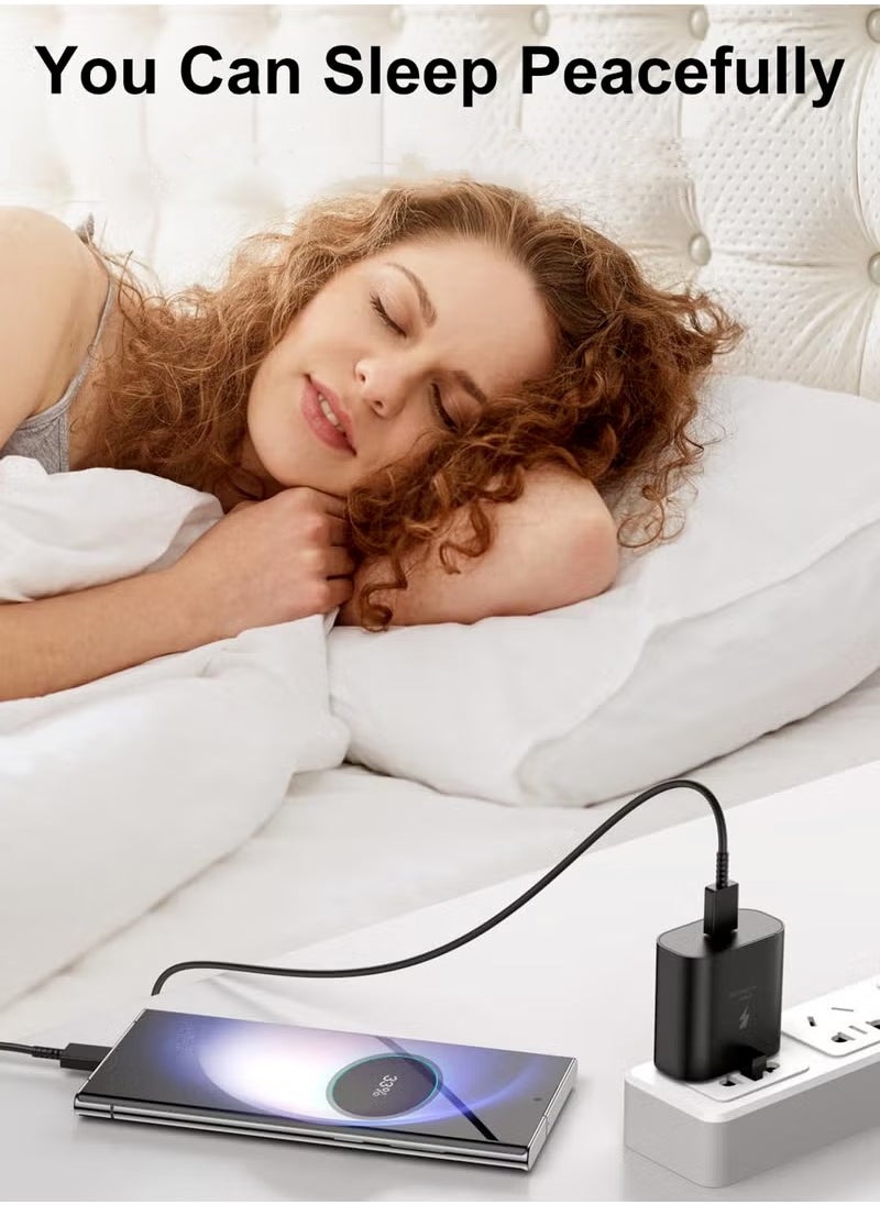 Super 45W Super Fast Charger for Mobile Phones, PD3.0 USB-C Charger for Galaxy S23 Ultra S23+ S23 S22 Ultra S21+ A53 5G A54 Z Fold/Flip 4 Tab S8 Ultra with 1m Type C Cable  - Image 4