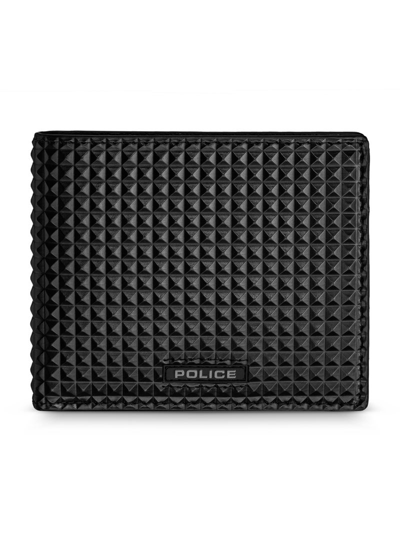 POLICE Pyramid Bi-fold Leather Wallet for Men - Image 1