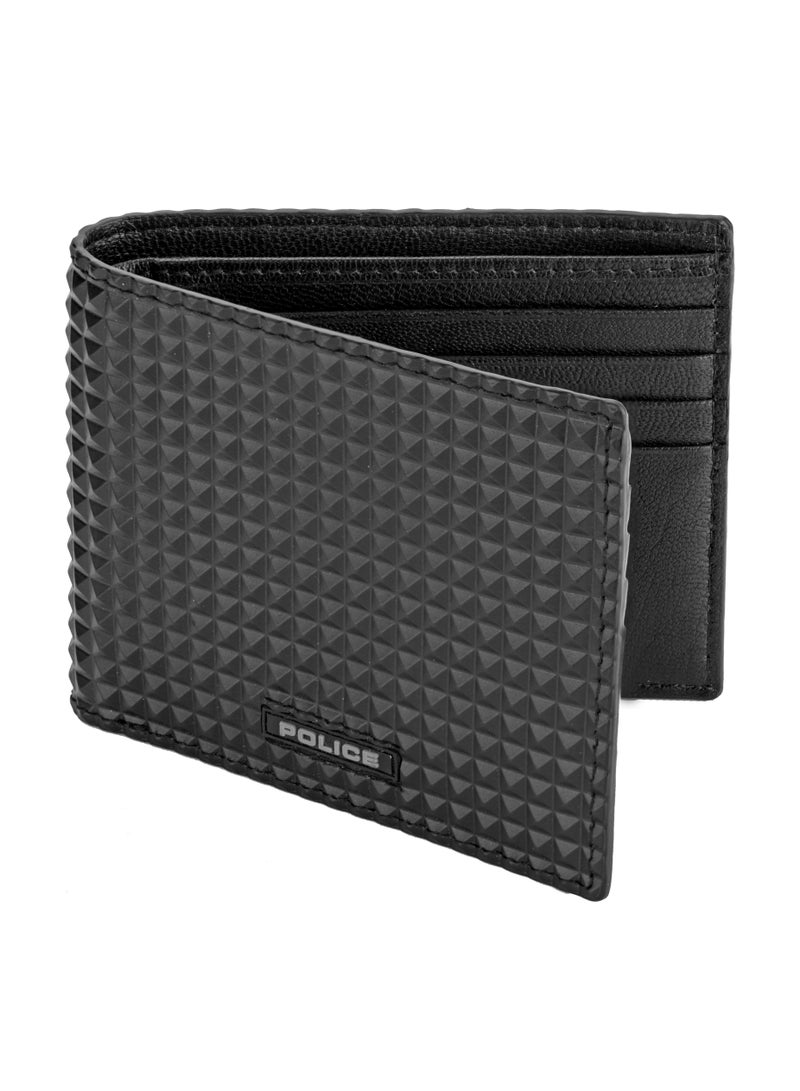 POLICE Pyramid Bi-fold Leather Wallet for Men - Image 2
