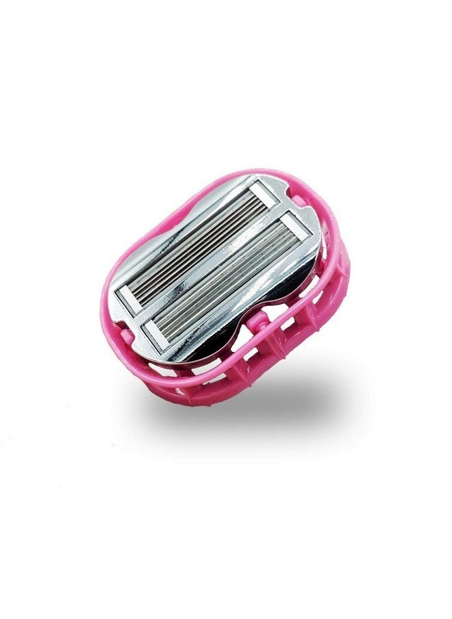 OmniShaver Nishaver - Pink - The Fastest Way To Shave Head, Legs, Arms, Body| An Alternative To Disposable Shaving Razors Self Cleans & Strops During Use With Durable Blade| Bald Head Shaver For Women  - Image 1