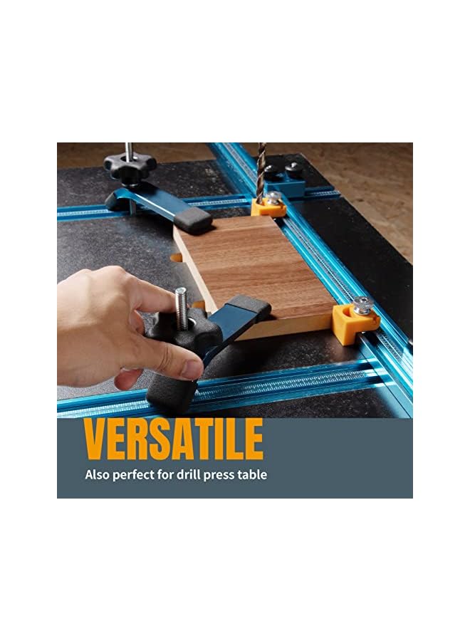 POWERTEC 71168 T Track Hold Down Clamps 5 1/2 Inch L X 1 1/8 Inch Width 2 Pack - Image 5