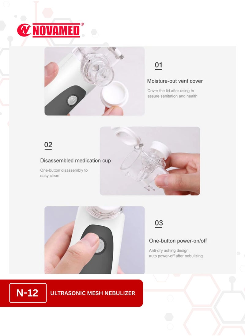 NOVAMED Ultrasonic Mesh Nebulizer (N-12)  - Image 5