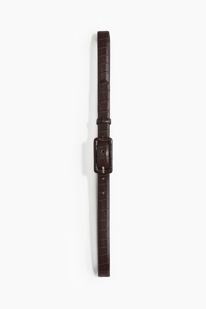 H&M Narrow embossed belt