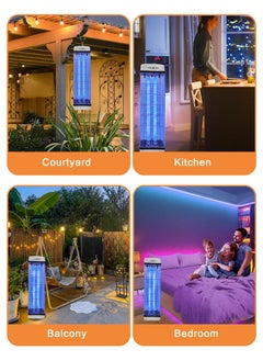 HomarKet Flying Insects Killer Yakiter Mosquito Zapper Outdoor  Kills Flying Insects With 40W Uv Light & 3800v Electric Shock  Insect Fly Trap Indoor Mosquito Killer for Home Garden Backyard  - Image 5