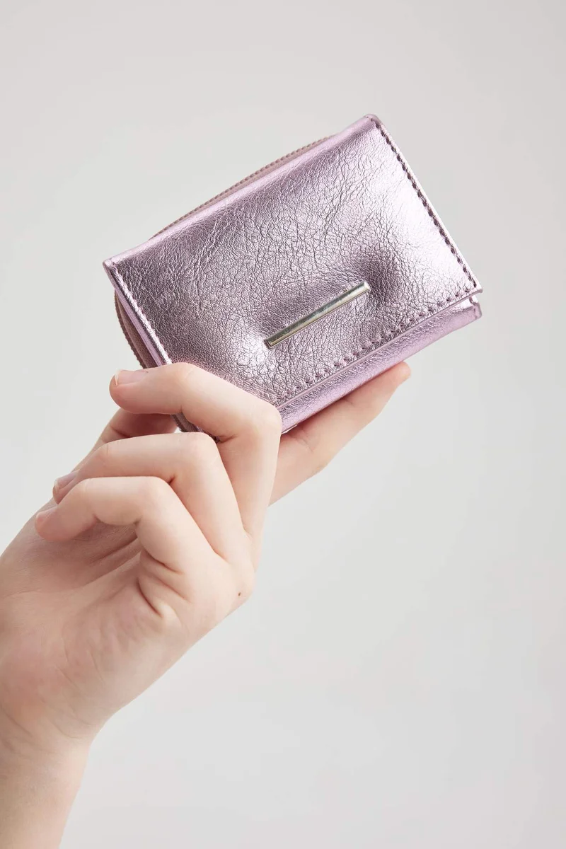 ديفاكتو Women Faux Leather Wallet