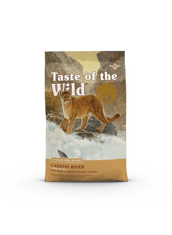 Taste of the Wild طعم البرية نهر الوادي مع سمك السلمون المدخن وسمك السلمون - 2 كجم