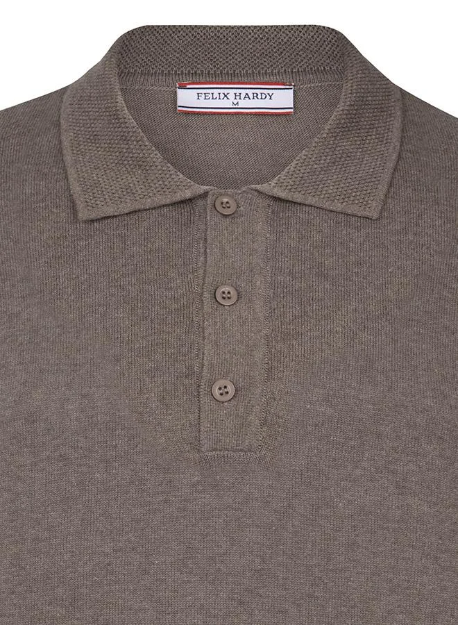 FELIX HARDY Green-Brown Pullover with Polo Collar Pack of 2 for Men | Best Price UAE
