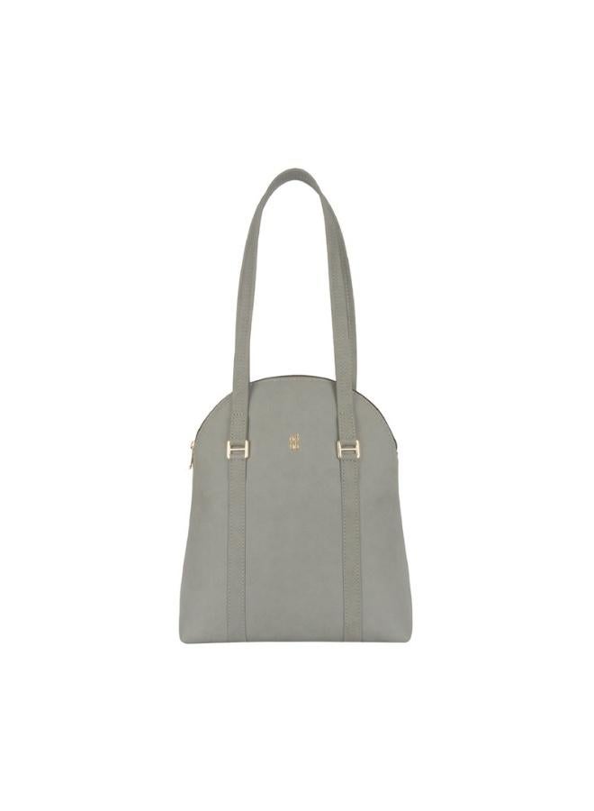 Baggit Women Grey Bowling Handbag Medium Size | Ladies Stylish Casual Purse Bag - Image 1