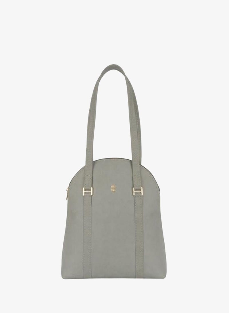 Baggit Women Grey Bowling Handbag Medium Size | Ladies Stylish Casual Purse Bag - Image 1