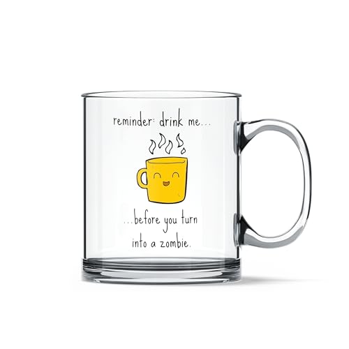 Gift Arcadia "Large Coffee/Green Tea Mug, cappuccinos/Espresso Cup, Soup Bowl Jumbo/Big Milk Glass Cup with Handle for Coffee Multi-Purpose Mug Se - 1 Piece, 330ml (FM07) - Image 1