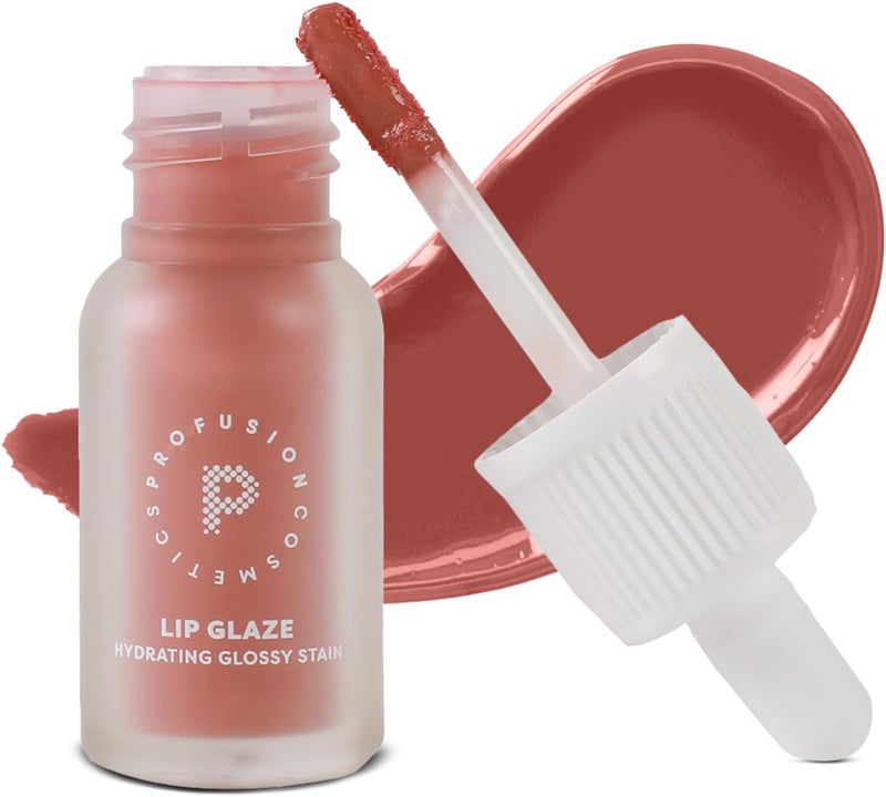 بروفيوجن كوزميتكس مستحضر تجميل Profusion Cosmetics Lip Glaze: طلاء شفاه لامع ومرطب، بتركيبة خفيفة، يمنح شفاهك مظهرًا جميلًا وأنيقًا. - Image 1