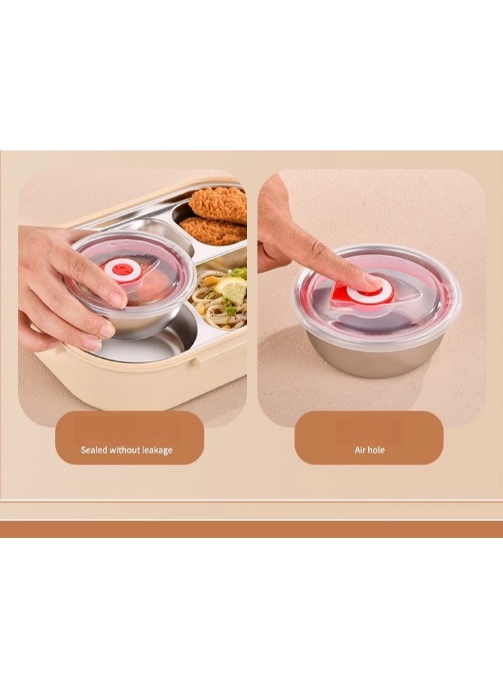Generic - Ultimate Stainless Steel Lunch Box Boss Leak-Proof Microwave Safe Soup Bowl FREE Thermal Insulated Bag & Utensils - Image 1