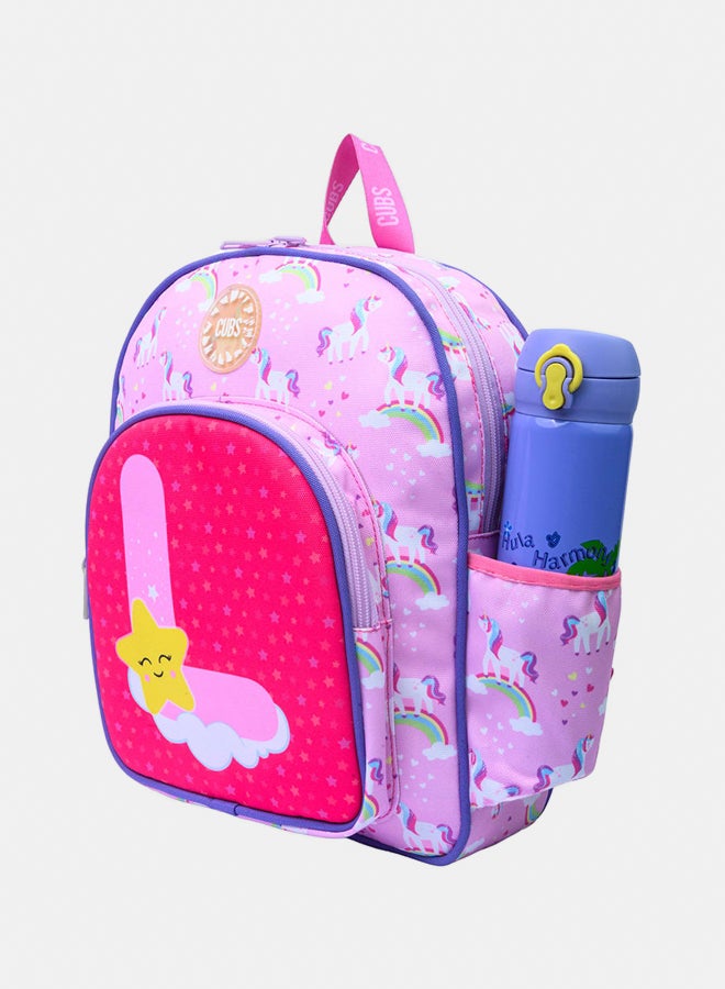 CUBS Nursery Pink Unicorn Letter L Bag - Image 2