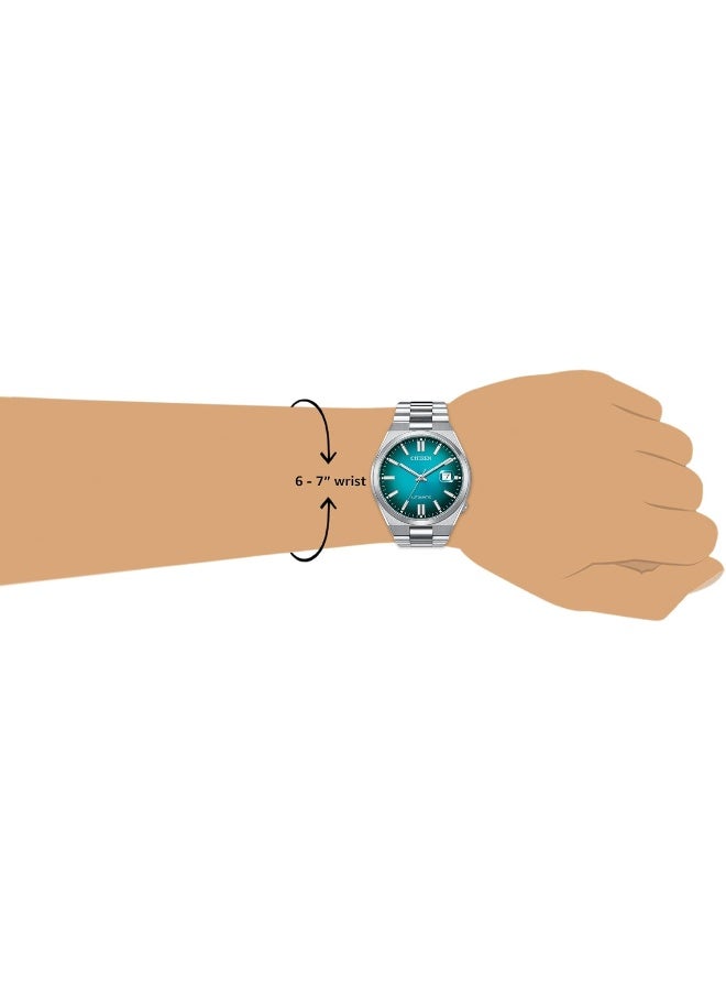 CITIZEN Tsuyosa Men's Mechanical Gradient Sunray Teal Watch - NJ0151-88X - Image 2