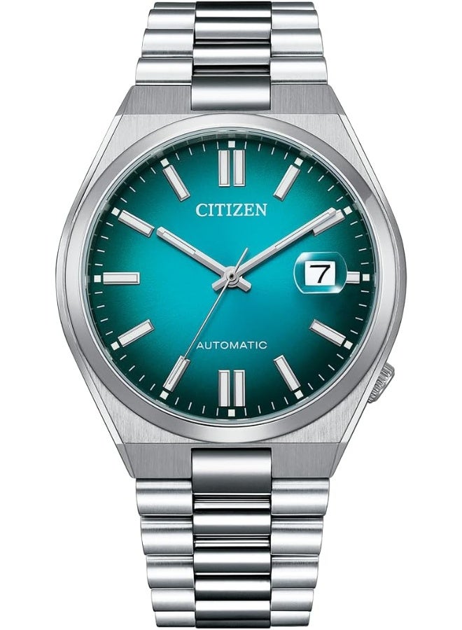 CITIZEN Tsuyosa Men's Mechanical Gradient Sunray Teal Watch - NJ0151-88X - Image 1