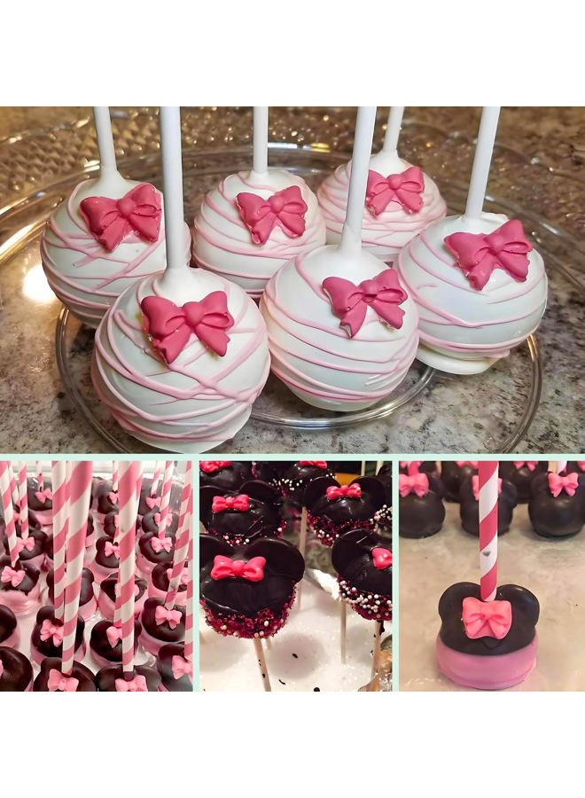 Yunko W0770 8 Mini Bows Silicone Mould Fondant Sugar Bow Craft Molds DIY Cake Decorating - Image 3