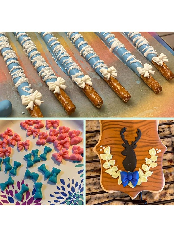 Yunko W0770 8 Mini Bows Silicone Mould Fondant Sugar Bow Craft Molds DIY Cake Decorating - Image 5