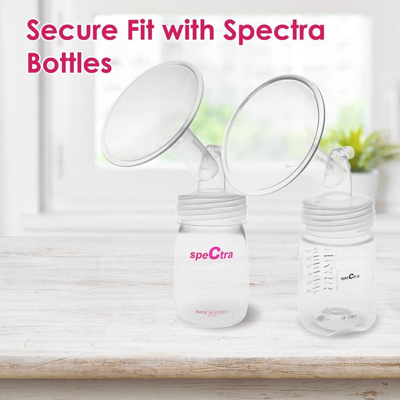 Nenesupply 24mm 2 pc Flanges Compatible with Spectra S2 S1 9 Plus Synergy Gold Breastpump Replacement to Spectra Pump Parts Flange Accessories Wide Mouth Work with Valve Backflow Protector Bottle - Image 5