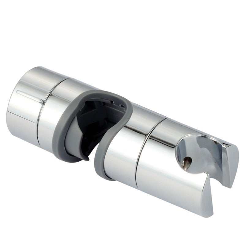 Adjustable Hand Shower Bracket for Slide Bar 18-25MM Diameter Polished Chrome Replacement Handheld Shower Head Holder - Image 1