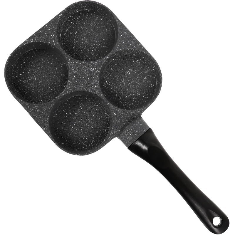 Nonstick Mini Omelette Pan Granite Coating 4 Egg Frying Pan For Gas Stove Breakfast Kitchen - Image 2