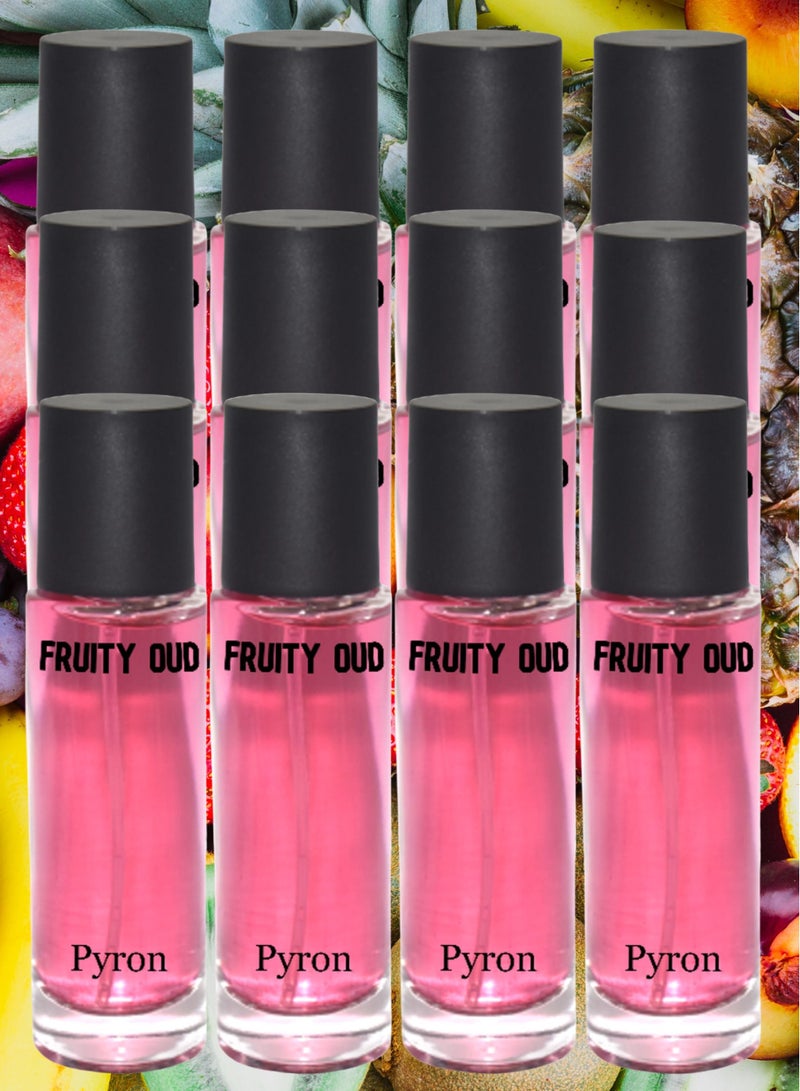 بيرون 12 قطع عطر فروتي عود 30 مل EDP