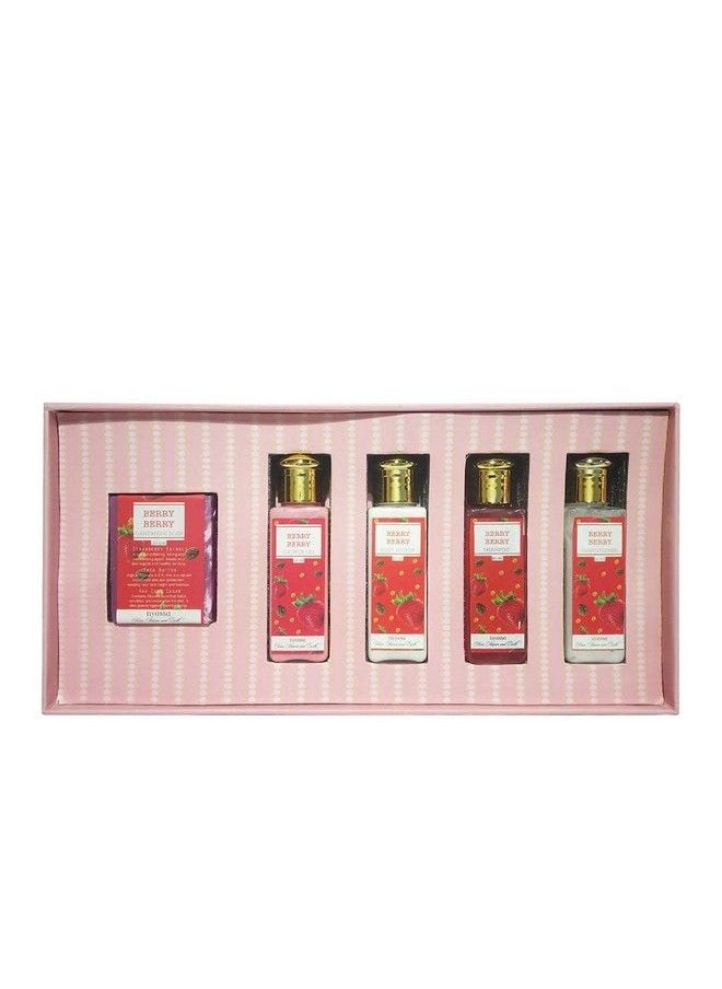 Nyassa Berry Berry Bath Ritual Gift Set Containing A Soap Shower Gel Shampoo Conditionerbody Lotion;Gift Set For All Occasions; Natural Ingredient;Ideal Gifting For All Occasion  - Image 4