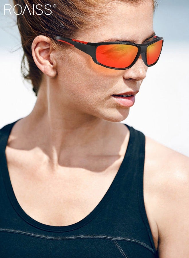 roaiss Sports Sunglasses for Adults UV Protection Driving Shades Cycling Bike Sun Glasses for Men Polarized Sunglasses Running Fishing Sunglasses Goggles - Image 2