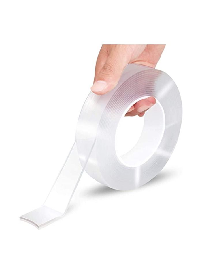 ARTC ARTC Worldwide Washable Double-sided Adhesive Removable Anti-slip Transparent Nano Gel Tape Pad Thickness Strong Sticky Strips Grip 3cm x 500cm - Image 3