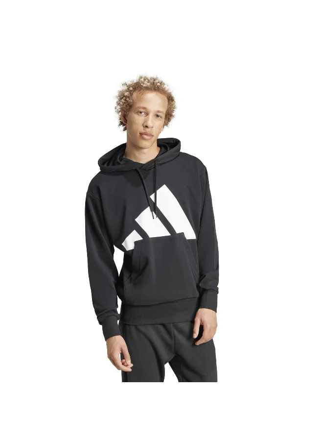 Adidas Adidas M Bl Ft Hd Black Hooded Sweat Sweatshirts For Men