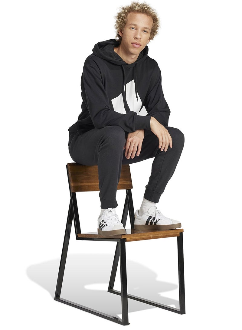 اديداس سويت شيرت بغطاء رأس رجالي أسود - Image 5