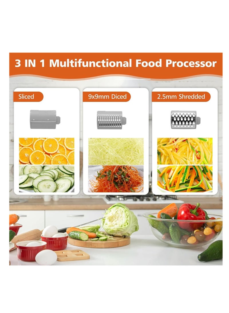 Rightsure Multifunctional automatic food chopper, 3-blade vegetable chopper  - Image 3