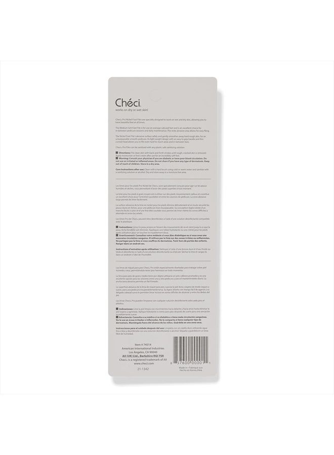 Checi Beige Foot File Medium CH-702CI - Image 2