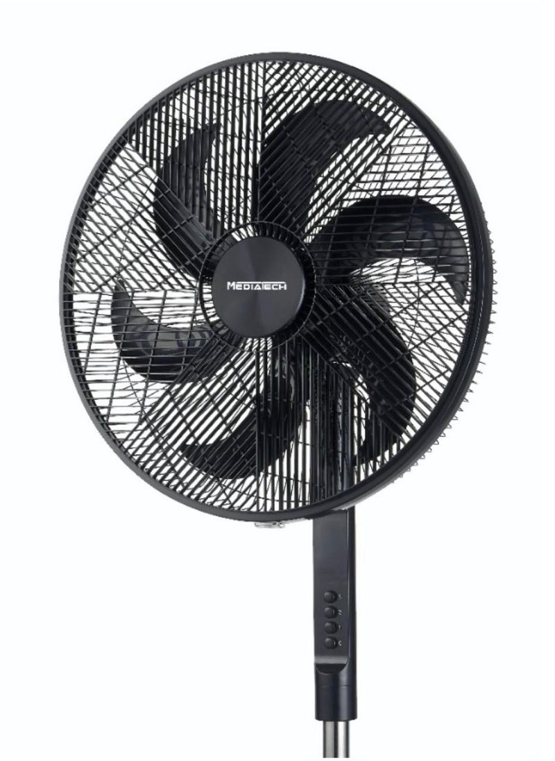 Mediatech - Cool Cool 18-Inch Stand Fan | Silent Force Technology | Adjustable Height | 75W, MT-SF42M - Image 1