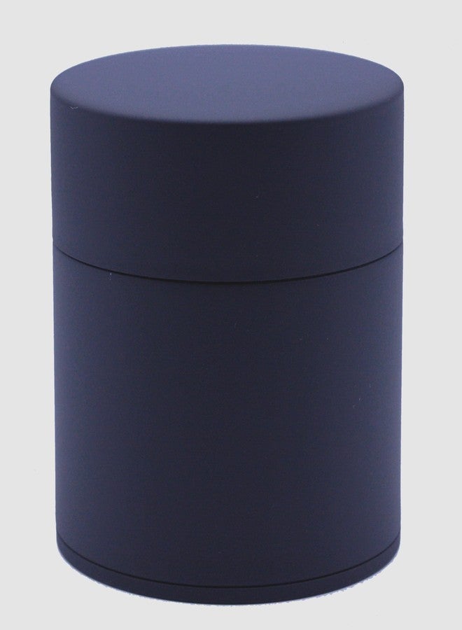 KOTODO Lacquer-Coated Matcha Tea Sifter Canister with Bamboo Paddle : Matte Black, Japan - Image 2
