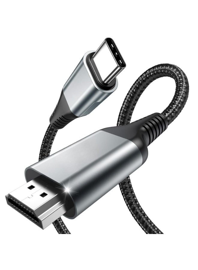 كابل تحويل USB-C إلى HDMI بدقة 4K – معدل تحديث 60 هرتز، متين وسهل الاستخدام، بطول 1.5 متر - Image 1