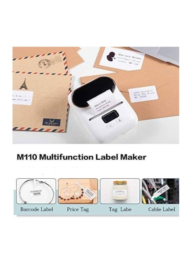 ELTRAZONE "Thermal Label Printer with Roll – Compact and Efficient Labeling Solution, White" - Image 3