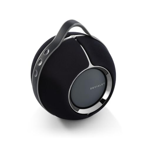 Devialet ديفيالت - مكبر صوت ذكي محمول - أسود - صوت مدمج فاخر - صوت عالي الدقة بتصميم مدمج - باس عميق، اتصال سلس، صوت متكيف، تصميم متين - Image 5