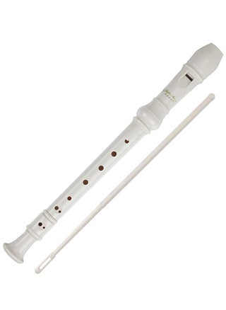 8-Hole Soprano Recorder Descant Flute Recorder 8 Hole ABS Clarinet Style Treble Flute C Key for Kids Children With Fingering Chart Instructions, Cleaning Rod, Plastic Bag, White - pzsku/ZFAD8C9A5172F7A41A5E1Z/45/_/1710507434/2fc2d242-cc3e-42c9-8dc4-46d2c3c889c7
