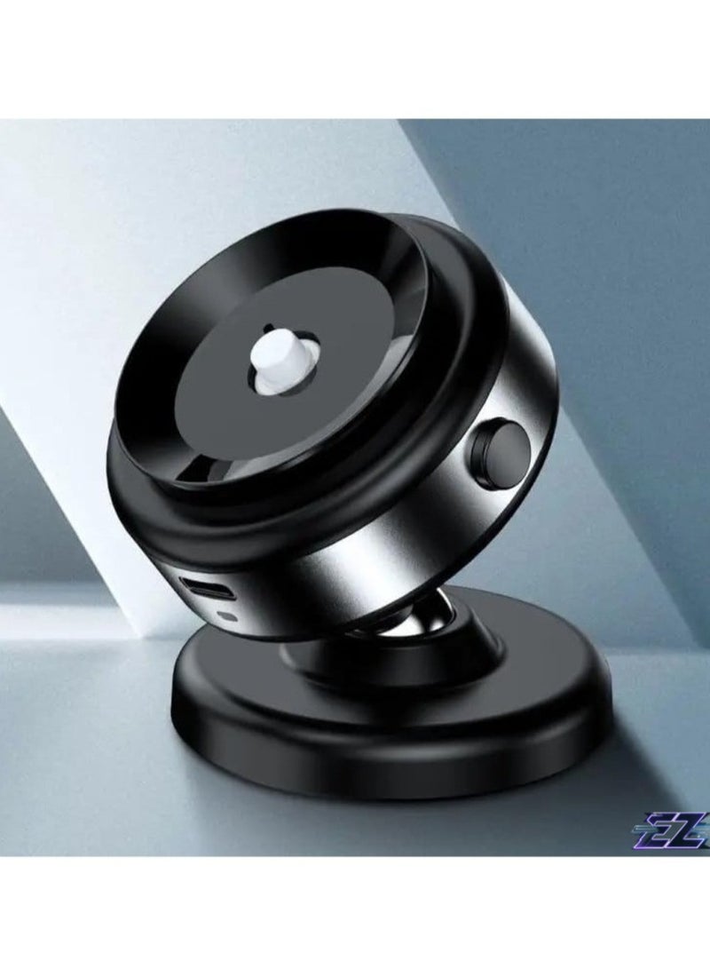 ELTRAZONE "Wireless Vacuum Suction Magnetic Car Phone Holder with 360° Rotation – Multi-Functional Secure Mount (Black)" - Image 2