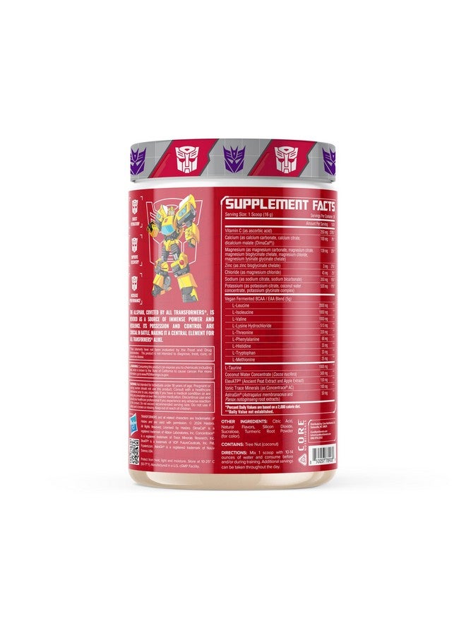 Core Nutritionals كور نيوترشنالز | تركيبة مكملات غذائية ترانسفورمرز أولسبارك هيدراشن BCAA/EAA (جائزة مجانية داخل - بامبلبي) - للبالغين من عمر 18 سنة وما فوق (30 حصة، حلوى الليمون الحامض) - Image 2