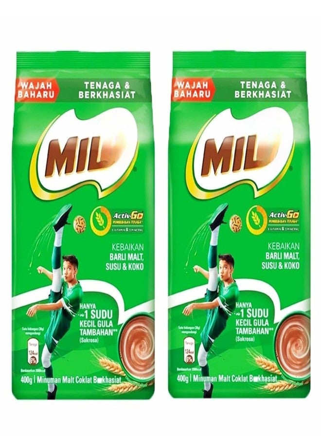 Dryfruit mart ميلو أكتيف جو، 400 غرام (عبوة من قطعتين) (مستورد) - Image 1